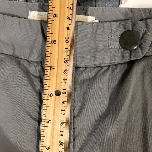 J.CREW Chino Pants Womens Size 8S Gray City Fit Broken In Classic Twill - Picture 11 of 12